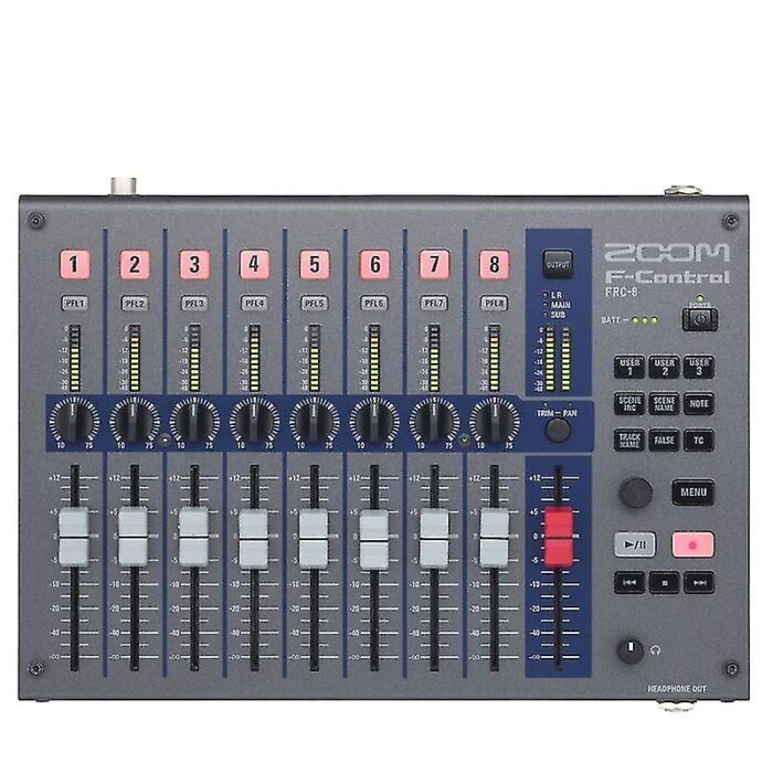 Faderboard - 8 Kanal für Zoom F6 & F8 (Zoom FRC-8)